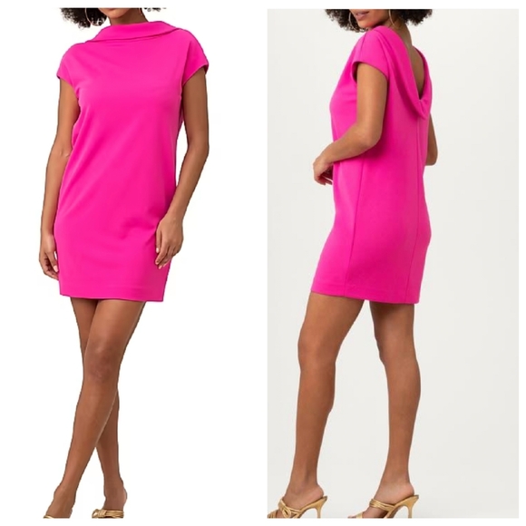 Trina Turk Fuchsia Sleeveless Mini Dress Size 6 New - Picture 1 of 7